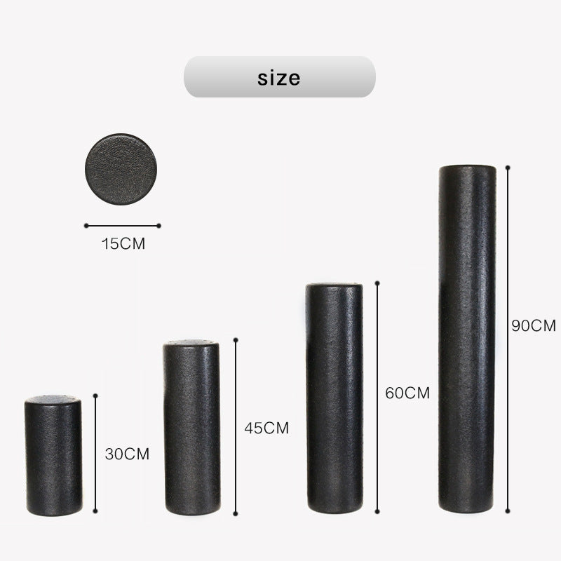 Foam Roller Epp Solid Yoga Column Fitness Muscle Relaxation Roller Massage Stick Glossy Black and Other Multi-Color - image 2