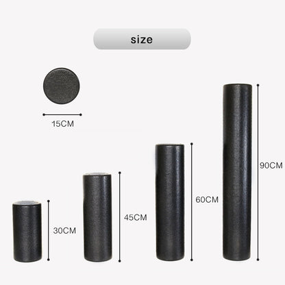 Foam Roller Epp Solid Yoga Column Fitness Muscle Relaxation Roller Massage Stick Glossy Black and Other Multi-Color - image 2