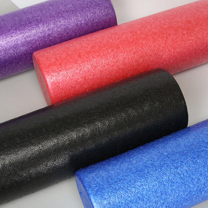 Foam Roller Epp Solid Yoga Column Fitness Muscle Relaxation Roller Massage Stick Glossy Black and Other Multi-Color - image 3