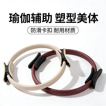 Cross-Border Supply of Pilates Circle, Fiberglass Resistance Circle, Yoga Slimming Circle, Slimming Leg Pelvic Floor Muscle Repair Trainer - image 1