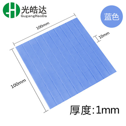 High thermal conductivity silicone sheet electronic parts gap filling heat dissipation patch soft insulation gasket Silicone thermal conductive sheet - image 2