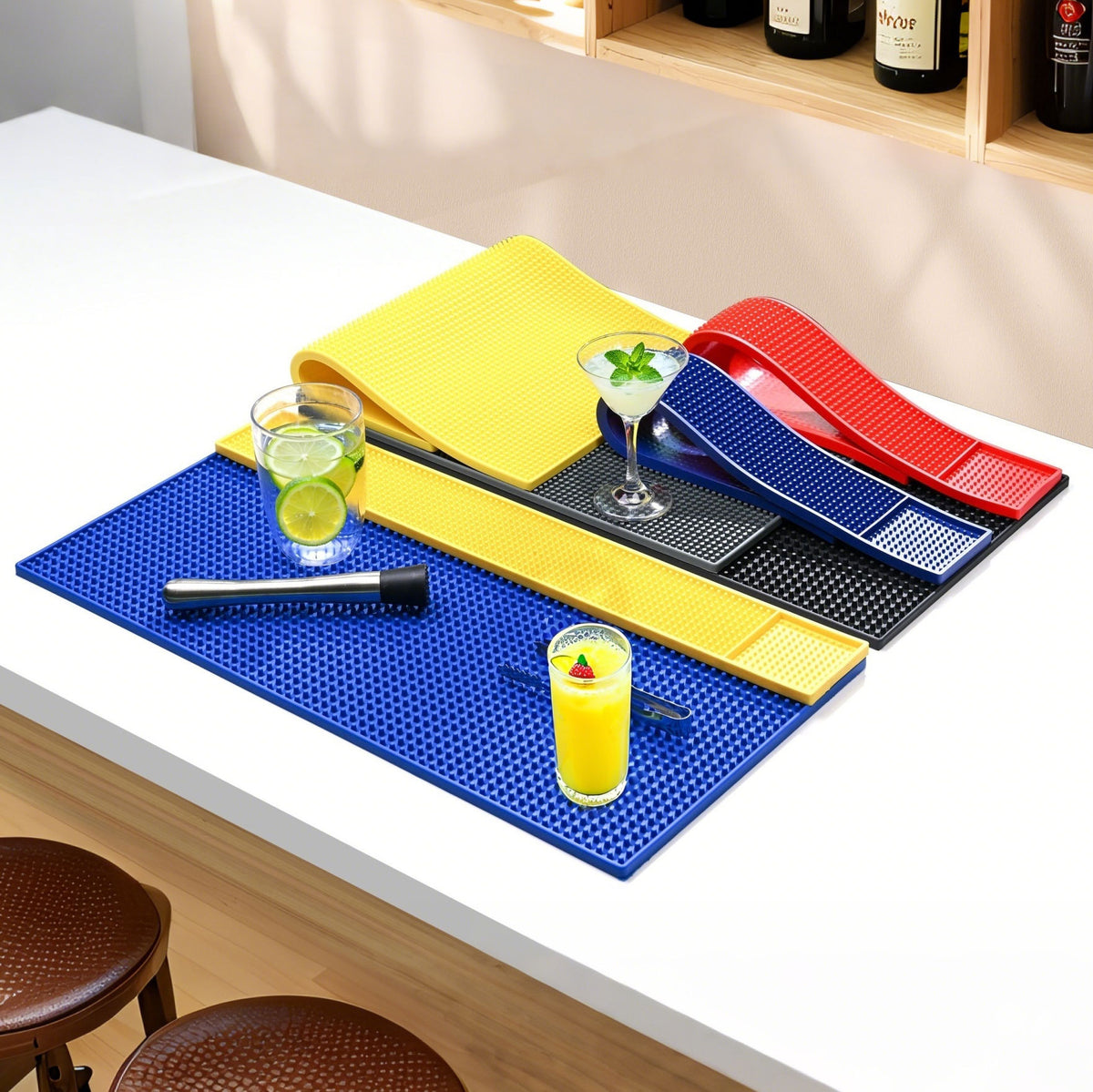 Spot direct pvc bar mat non-slip mat desktop bar mat heat insulation mat coffee machine draining mat tea set draining - image 3