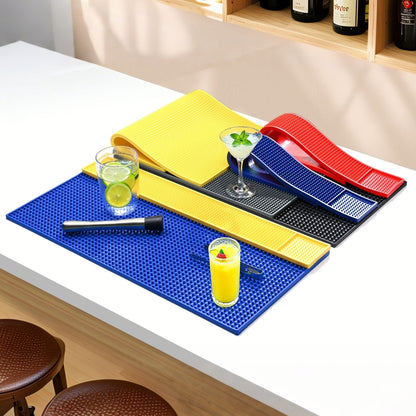 Spot direct pvc bar mat non-slip mat desktop bar mat heat insulation mat coffee machine draining mat tea set draining - image 3