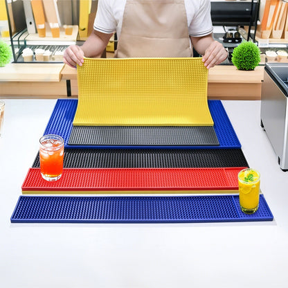 Spot direct pvc bar mat non-slip mat desktop bar mat heat insulation mat coffee machine draining mat tea set draining - image 4