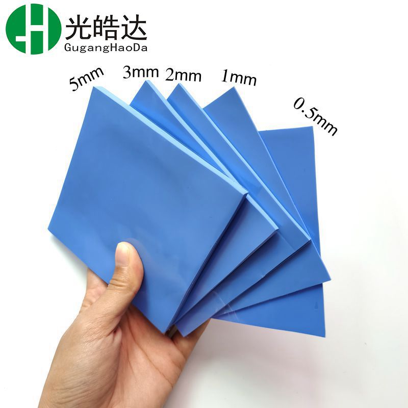 Self-Adhesive Thermal Insulation Gasket Chip Cpu Thermal Conductive Silicone Pad Silicone Heat Dissipation Cotton Soft Thermal Conductive Mud 6W - image 2