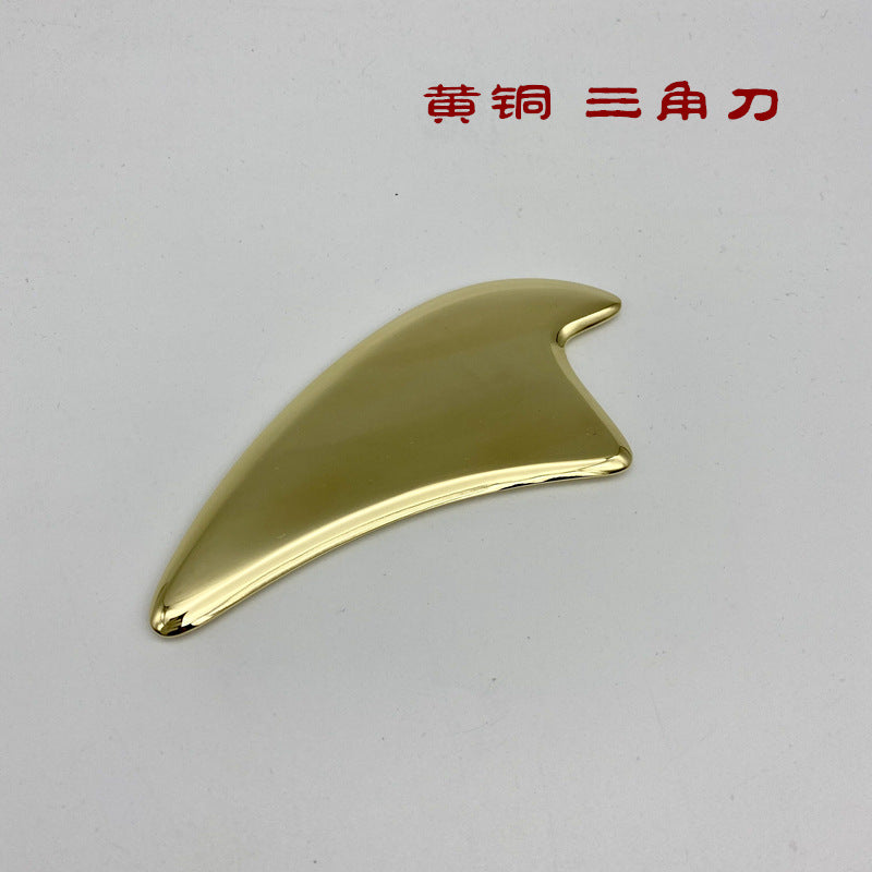 Muscle fascia release knife brass stainless steel fascia muscle soft tissue relaxation exercise scraping tool massager set - image 3