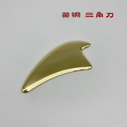 Muscle fascia release knife brass stainless steel fascia muscle soft tissue relaxation exercise scraping tool massager set - image 3