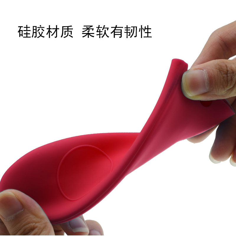 Thickened Silicone Pot Handle Heat Insulation Cover Cast Iron Pan Frying Pan Anti-slip Anti-scalding Silicone Pot Handle Cover High Temperature Resistance Handl - image 3