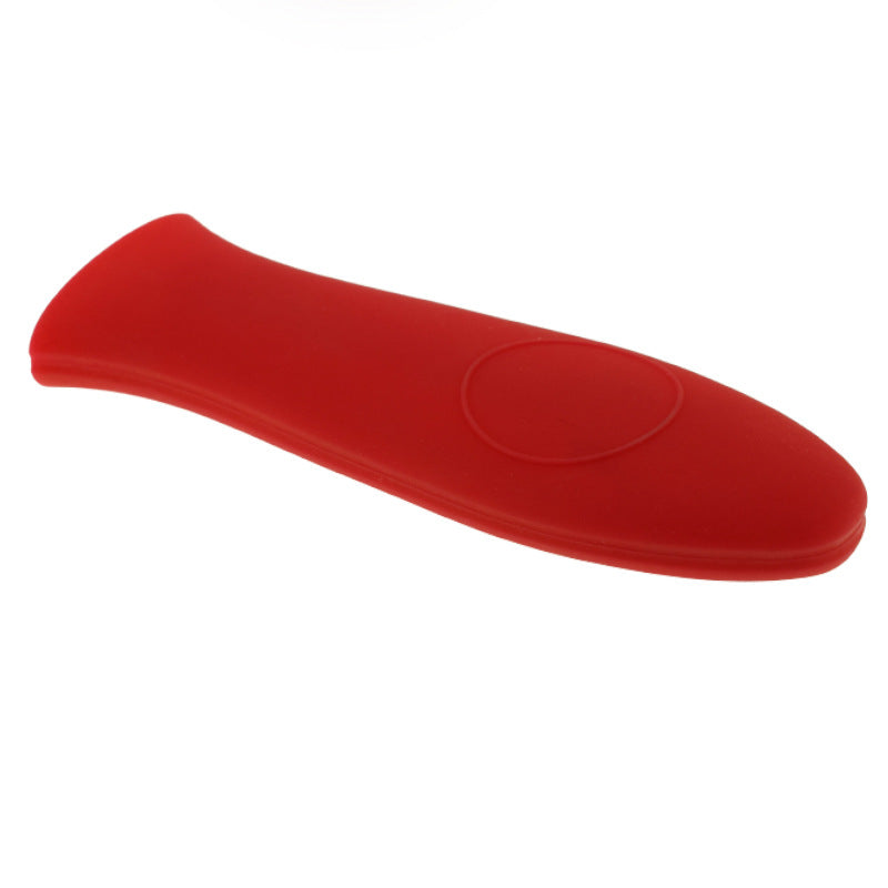 Thickened Silicone Pot Handle Heat Insulation Cover Cast Iron Pan Frying Pan Anti-slip Anti-scalding Silicone Pot Handle Cover High Temperature Resistance Handl - image 5