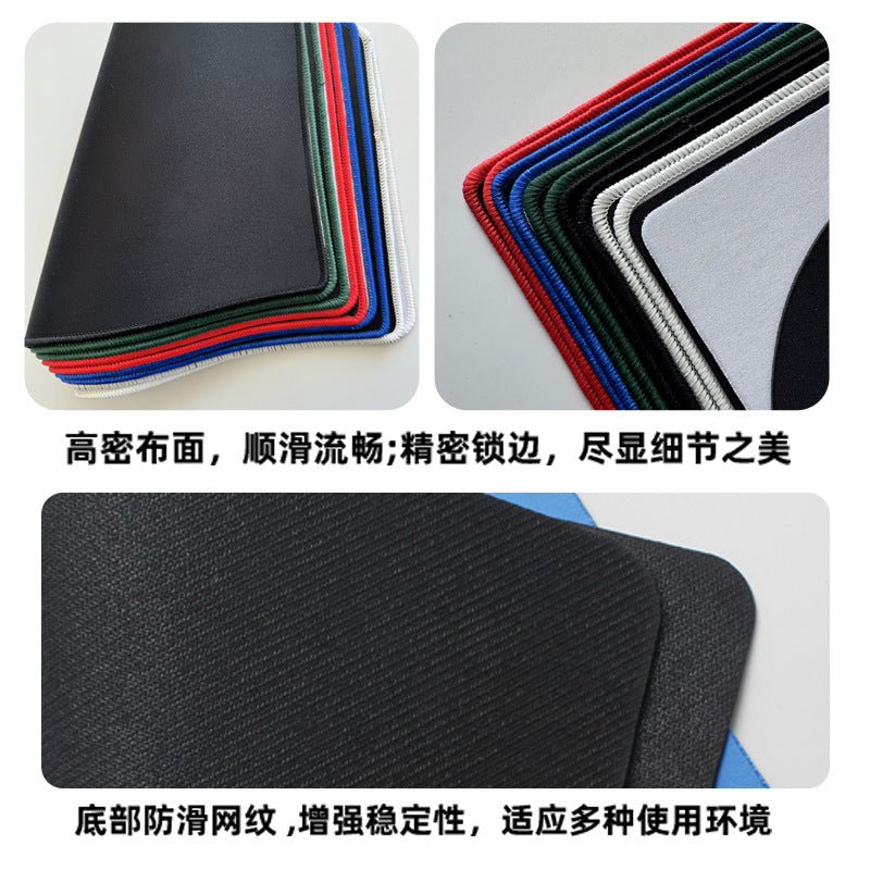 Heat Transfer Mouse Pad Sublimation Blank Pure Black and White Non-Slip Edge-Locking Rubber Pad Roll Material Sheet Wholesale Customization - image 3