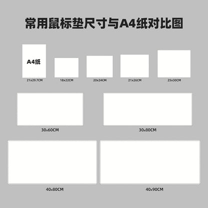 Heat Transfer Mouse Pad Sublimation Blank Pure Black and White Non-Slip Edge-Locking Rubber Pad Roll Material Sheet Wholesale Customization - image 4
