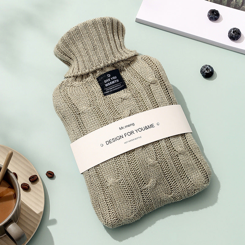 Hot Water Bag Water Filling Warm Water Bag Women's Belly Warming Hot Compress Student's Large and Small Size Water Warmer Cute Plush - image 2