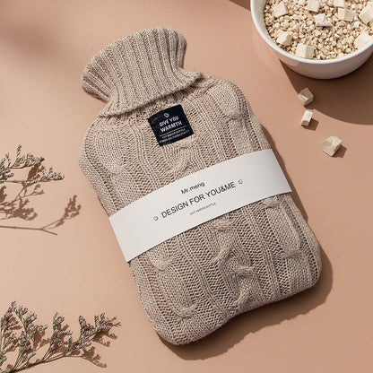 Hot Water Bag Water Filling Warm Water Bag Women's Belly Warming Hot Compress Student's Large and Small Size Water Warmer Cute Plush - image 4