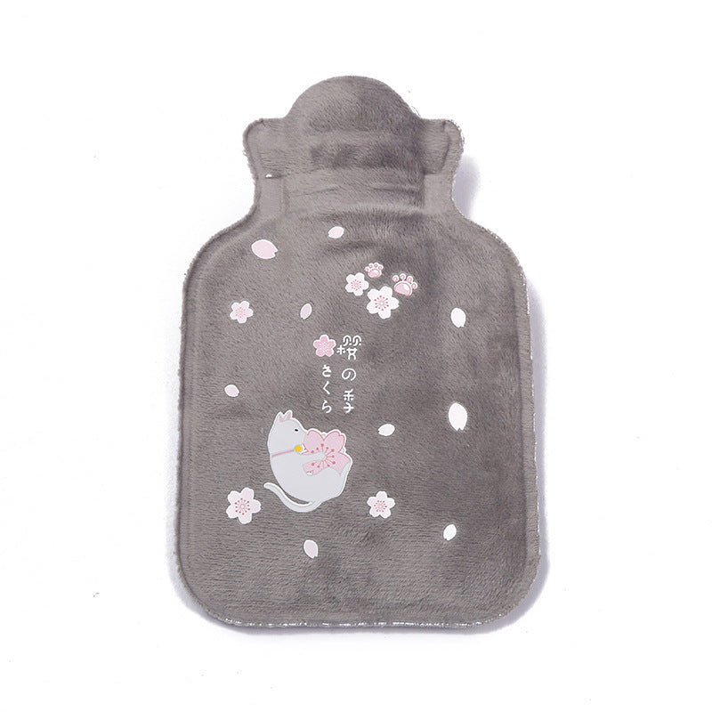 Plush Water-Filled Hot Water Bottle, Cartoon Mini Super Plush Warm Water Bag, Portable Water-Filled Hand Warmer for Student Dormitories, Manufacturer - image 5