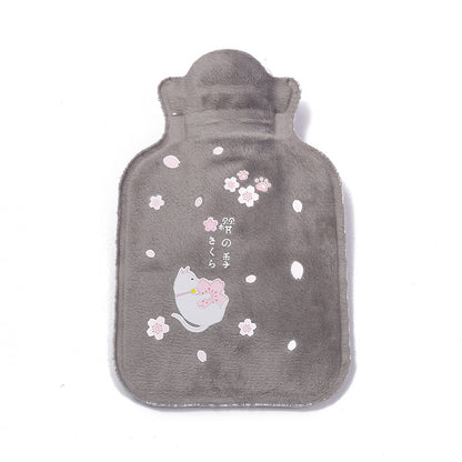 Plush Water-Filled Hot Water Bottle, Cartoon Mini Super Plush Warm Water Bag, Portable Water-Filled Hand Warmer for Student Dormitories, Manufacturer - image 5