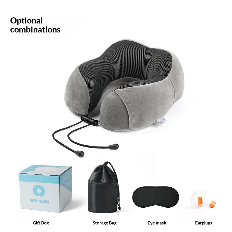 U-Shaped Memory Foam Support Pillow