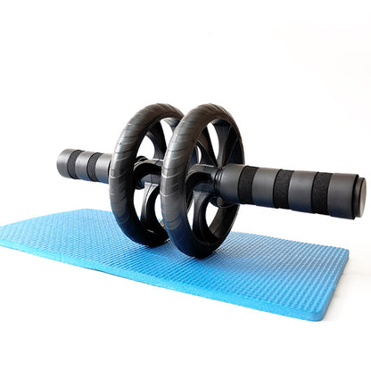 Wholesale Abdominal Fitness Wheel Abdominal Muscle Wheel Home Fitness Exercise Unisex Abdominal Fitness Appliance Double Wheel Three Wheel Roll Abdominal Wheel - image 4