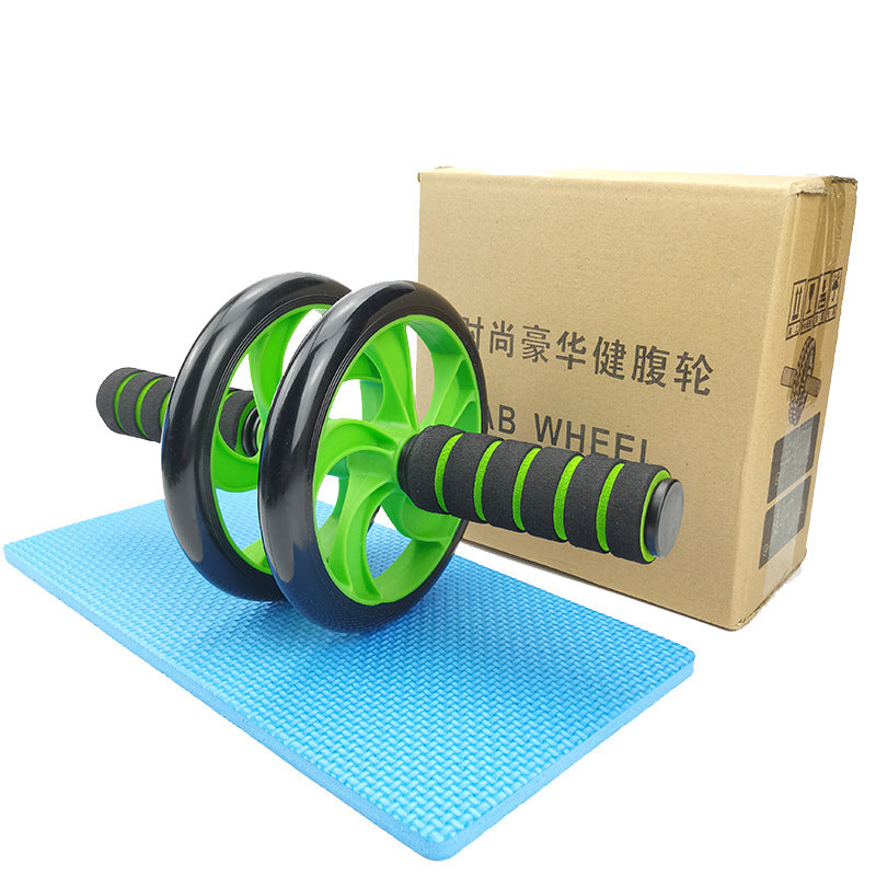 Wholesale Abdominal Fitness Wheel Abdominal Muscle Wheel Home Fitness Exercise Unisex Abdominal Fitness Appliance Double Wheel Three Wheel Roll Abdominal Wheel - image 5