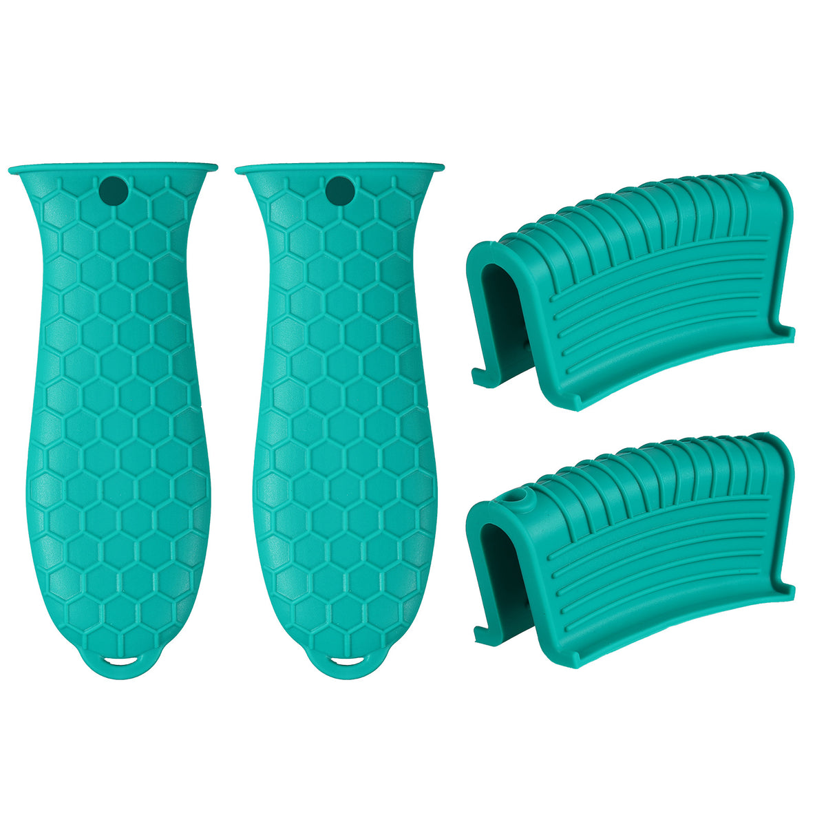 In-Stock Silicone Pot Handle Cover, Heat Insulation Cover, Pot Handle Cover, Thickened Combination Pot Handle Cover, Pot Ear Clip, Pot Ear Cover - image 2
