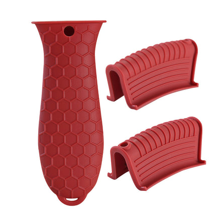 In-Stock Silicone Pot Handle Cover, Heat Insulation Cover, Pot Handle Cover, Thickened Combination Pot Handle Cover, Pot Ear Clip, Pot Ear Cover - image 3