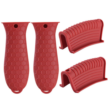 In-Stock Silicone Pot Handle Cover, Heat Insulation Cover, Pot Handle Cover, Thickened Combination Pot Handle Cover, Pot Ear Clip, Pot Ear Cover - image 5
