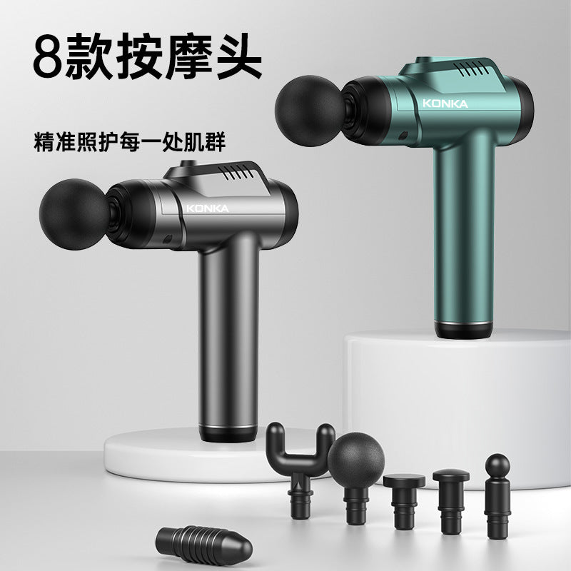 Konka Fascia Gun Factory Household Small Muscle Relaxation Massager Intelligent Electric Massager Cross-border Charging - image 3