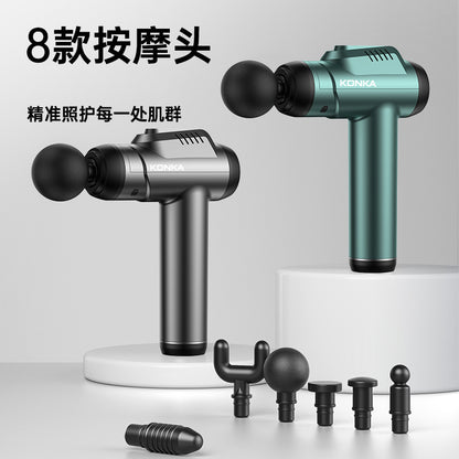 Konka Fascia Gun Factory Household Small Muscle Relaxation Massager Intelligent Electric Massager Cross-border Charging - image 3