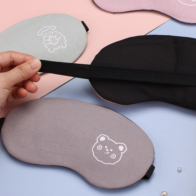Cold and Hot Compress Eye Mask Sleep Shading Breathable Sleeping Eye Mask Male and Female Cartoon Student Eye Mask Relief - image 3