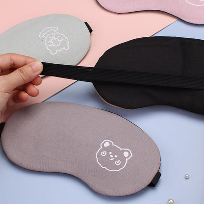 Cold and Hot Compress Eye Mask Sleep Shading Breathable Sleeping Eye Mask Male and Female Cartoon Student Eye Mask Relief - image 3