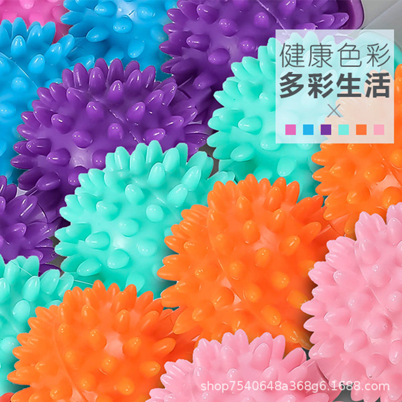 Hedgehog Ball Massage Stick Whole Body Household Muscle Relaxer 3-5 Ball Langya Roller Wheel Yoga Fitness Fascia Stick - image 2
