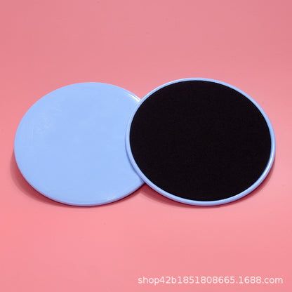Fitness Sliding Plate Yoga Home Fat-reducing Abdominal Muscle Sliding Mat Foot Skinny Legs Double-sided Stability Training Speed Sliding Mat - image 3