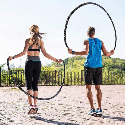 Factory Price Strength Training to Improve Strength Construction Muscle Protective Cover Heavy-Duty Rope Heavy-Duty Skipping Rope Weight-Bearing Skipping Rope - image 3