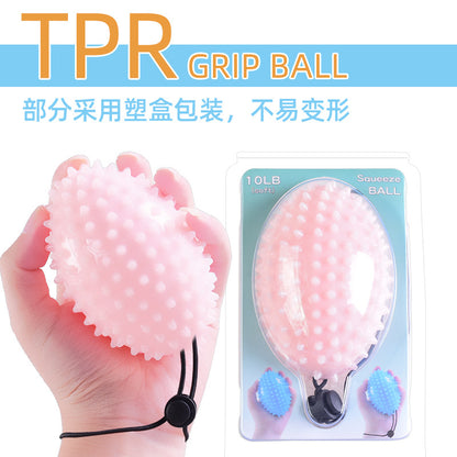 TPR four-finger hedgehog ball primary grip strength training soft ball elderly rehabilitation partial paralysis wind massage finger strength ball hand training - image 3