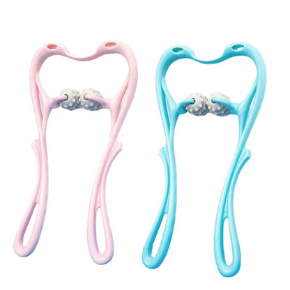 Handheld Roller Cervical Spine Massager for Home Use, Shoulder and Neck Kneading Massage Clip, Multi-Wheel Options, Neck Massage Equipment Wholesale - image 5