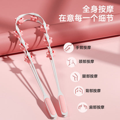 Roller-Type Back Massager, Multifunctional Massager for Cervical Spine and Back, Self-Service Design for Home Use, Unblocks Meridians in the Back, Shoulders, an - image 2