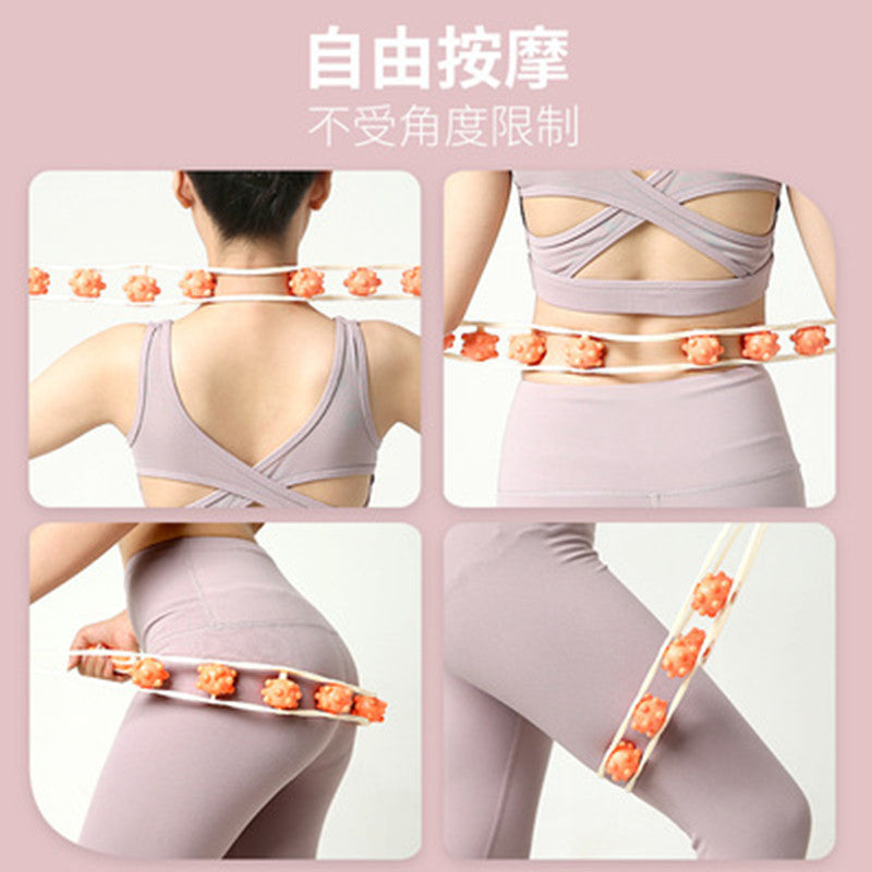 Roller-Type Back Massager, Multifunctional Massager for Cervical Spine and Back, Self-Service Design for Home Use, Unblocks Meridians in the Back, Shoulders, an - image 3