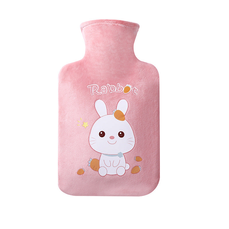 Shanluozhe Winter Hot Water Bottle, Cute and Large Cartoon Plush Warm Water Bag, a Magical Warm Hand Warmer - image 5