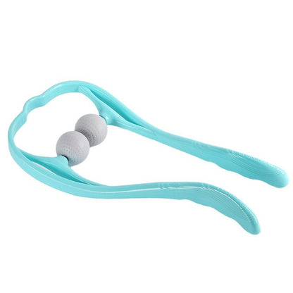 Neck Massager for Cervical Spine, Kneading Dual Balls to Relieve Shoulder and Neck Tension, Self-Use Manual Roller, Portable Meridian Massager - image 5