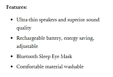 Silk Sleep Eye Mask