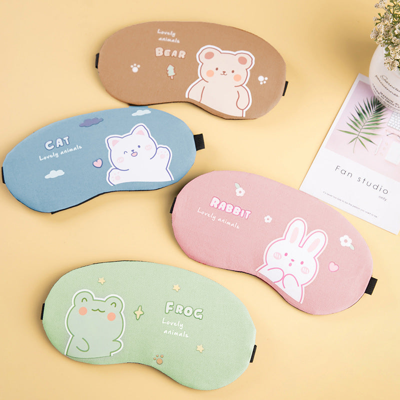 Ice Eye Mask Sleep Shading Relieves Students and Children Cartoon Cute Sleeping Hot Compress Eye Mask Wholesale for Men and Women - image 4