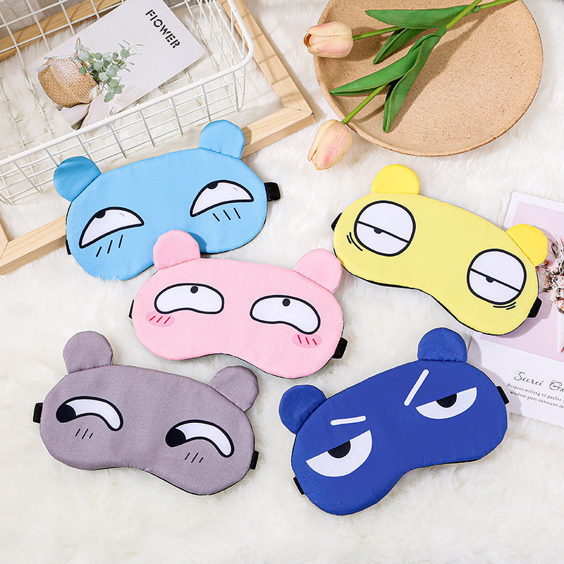 New 3D Fashionable and Cute Cartoon Blackout Eye Mask Wholesale Hot and Cold Ice Compress Men and Women Personalized Sleeping Eye Mask - image 1