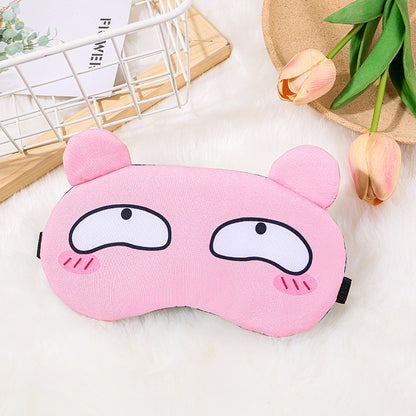 New 3D Fashionable and Cute Cartoon Blackout Eye Mask Wholesale Hot and Cold Ice Compress Men and Women Personalized Sleeping Eye Mask - image 3
