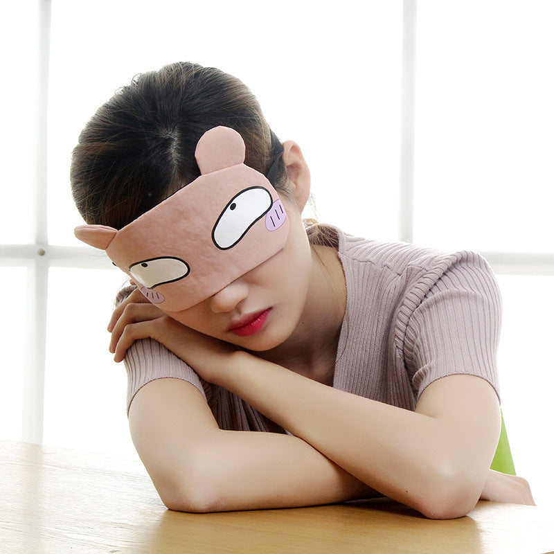 New 3D Fashionable and Cute Cartoon Blackout Eye Mask Wholesale Hot and Cold Ice Compress Men and Women Personalized Sleeping Eye Mask - image 4