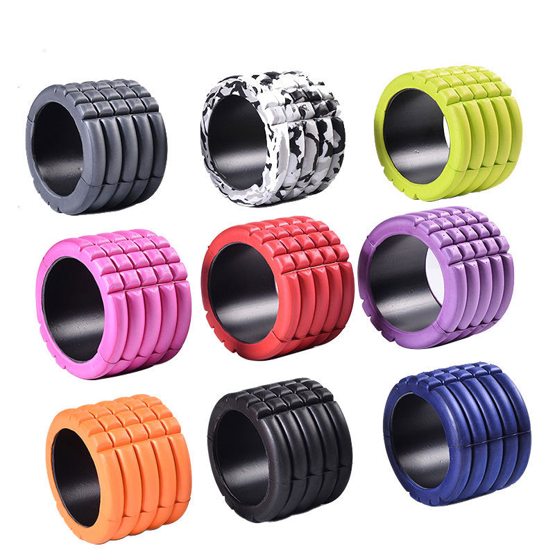 Fashion new EVA10CM mini portable short yoga column Pilates massage column muscle relaxation foam shaft - image 1