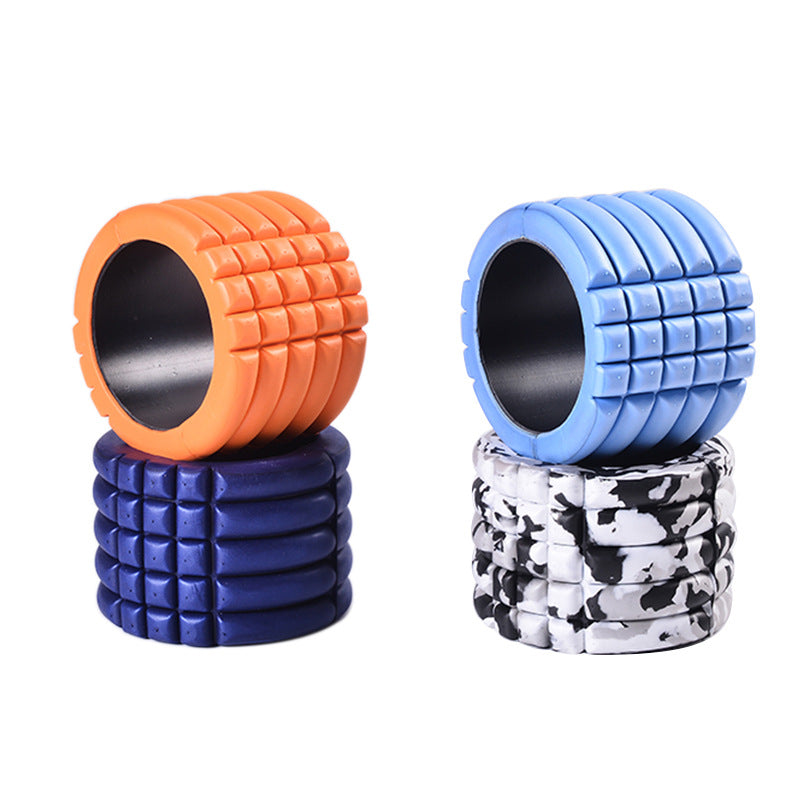 Fashion new EVA10CM mini portable short yoga column Pilates massage column muscle relaxation foam shaft - image 2