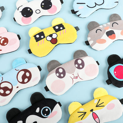 Cartoon Cute Light-Blocking Eye Mask with Hot and Cold Compresses, Removable Ice Pack, Suitable for Children and Adults, Wholesale, Can Add Logo - image 3