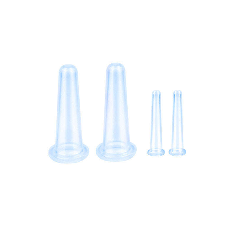 Transparent food grade silicone cupping device massage Cup moisture absorption tank vacuum cupping device Shenzhen factory quality - image 3