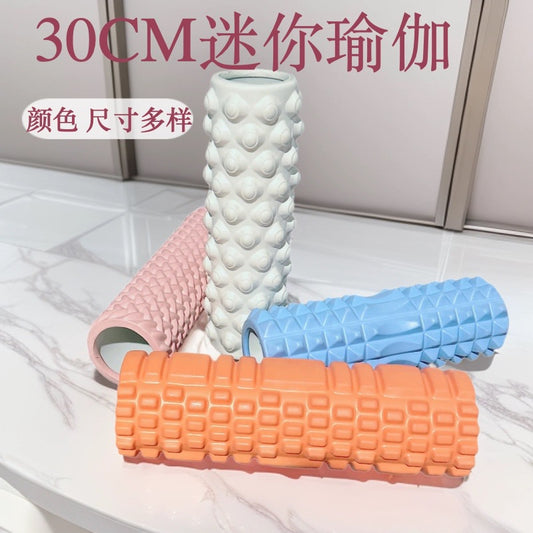 30cm mini hollow yoga column EVA foam shaft muscle relaxation massage roller spike fitness bar wholesale - image 1