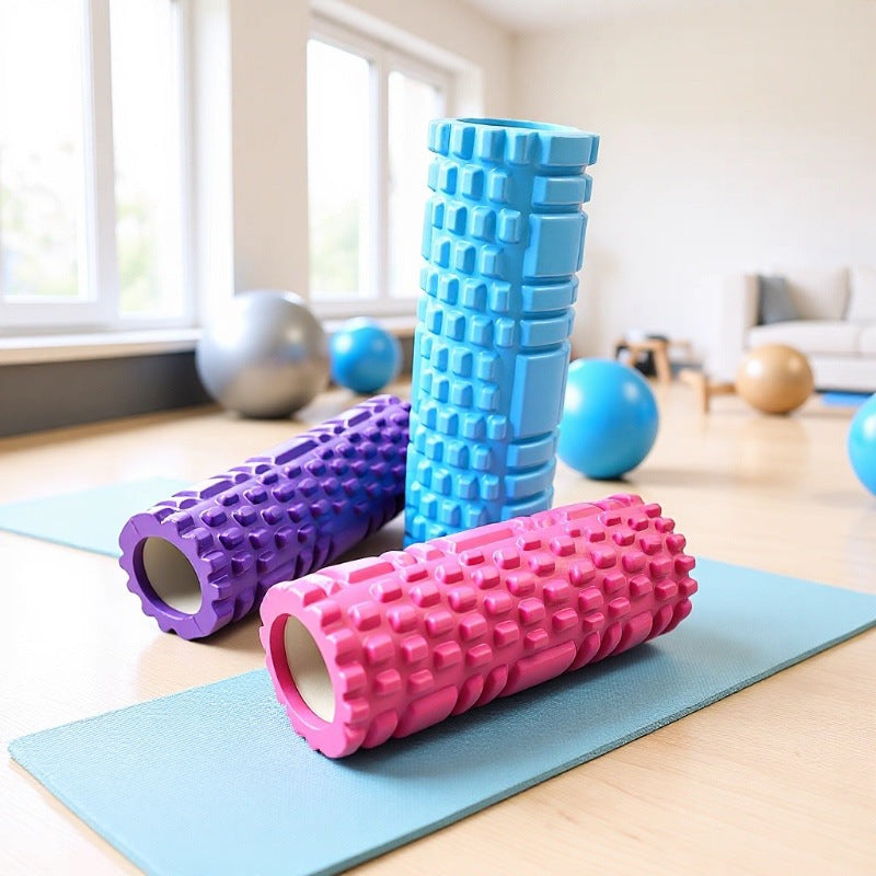 30cm mini hollow yoga column EVA foam shaft muscle relaxation massage roller spike fitness bar wholesale - image 2