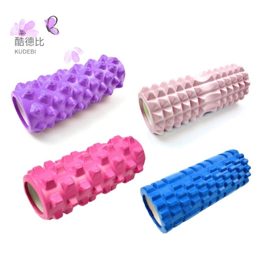 33cm Hollow Yoga Column Eva Foam Shaft Slim Calf Mace Massage Roller Wheel Muscle Relaxation Massager - image 1